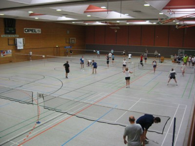 Die Halle in Rüsselsheim